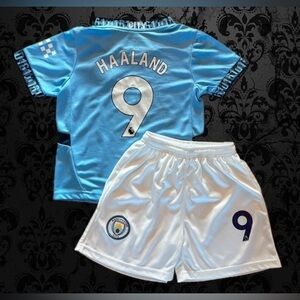Haaland Man City Toddler Youth Sizes 2 Piece Set Kit NEW With tags - All Sizes
